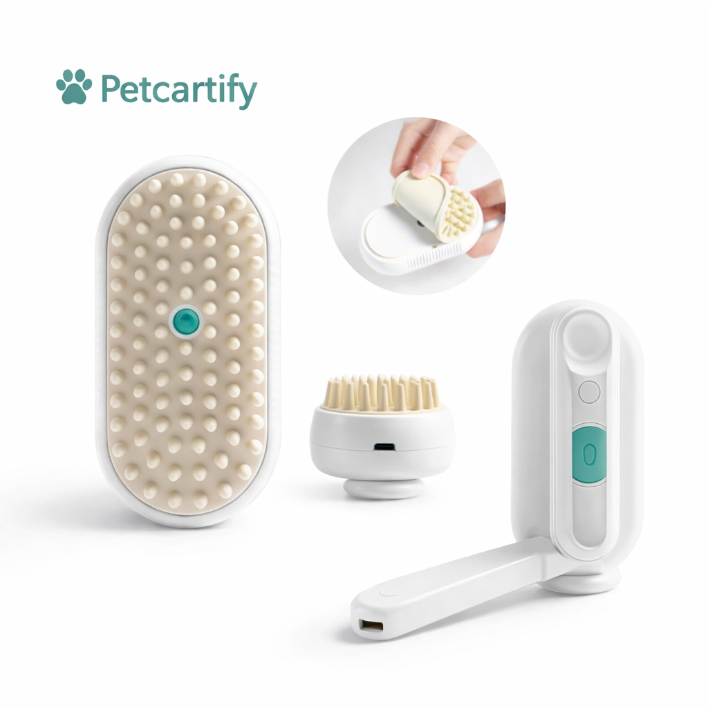 Pet Steam Brush – Dog & Cat Grooming